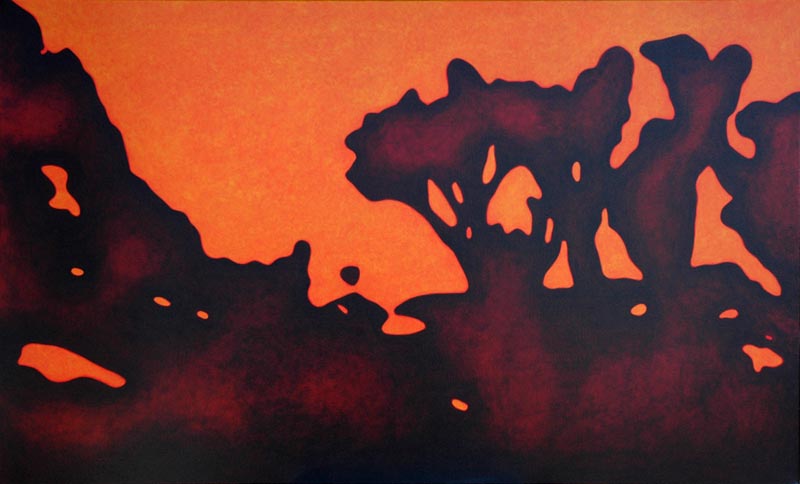 Correspondences and Elevation #03 / acrylic on canvas 60"x36"